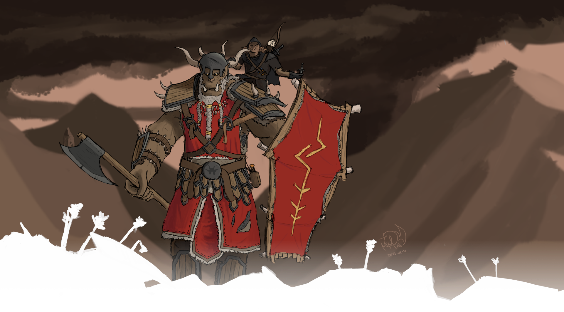 Creation Myth - Illustration (1920x1136), Png Download