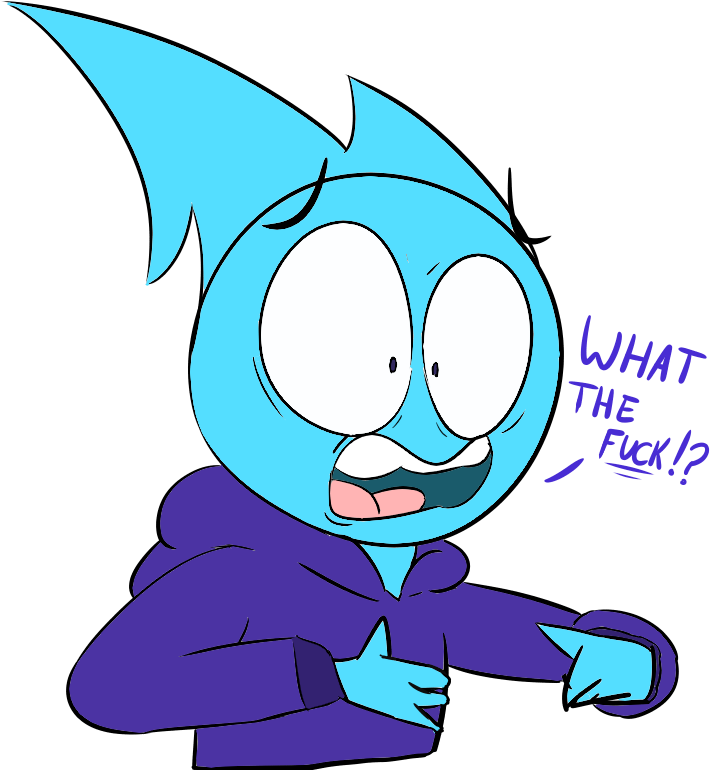 Nitro Is The Main Oc Of The Ifunny Account Nitrospectre - Cartoon (800x800), Png Download