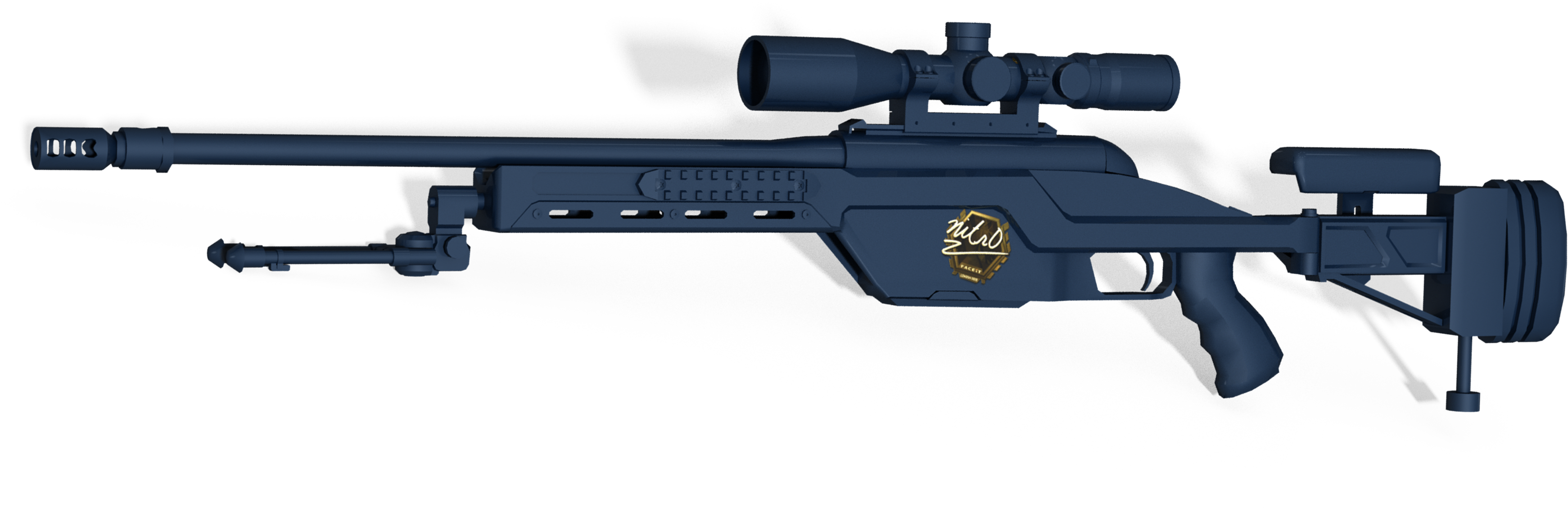 Interview With - Nitro - Firearm (3628x1210), Png Download