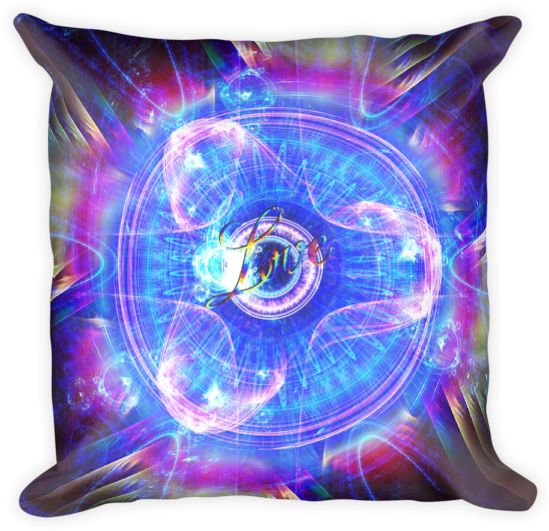 A Glimmer In A Future Tye Dye Vortex - Pillow (600x600), Png Download