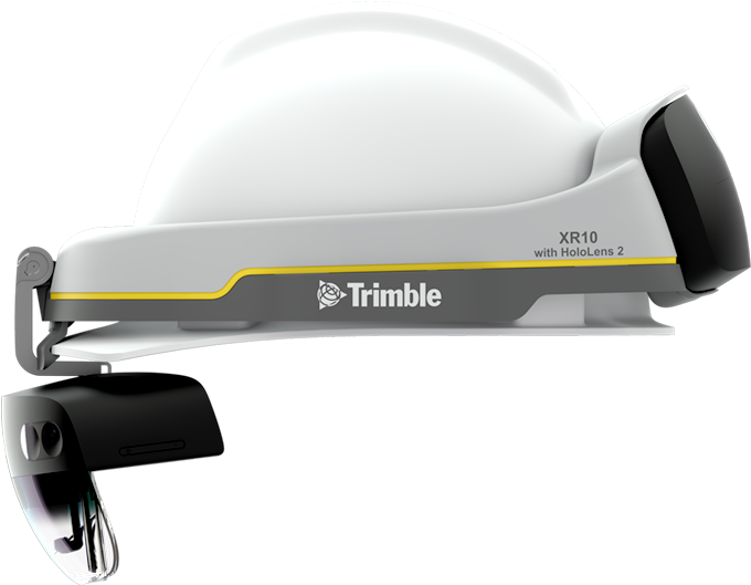 The Announcement Was Made With Microsoft At Mwc Barcelona - Hololens 2 Hard Hat (1024x576), Png Download