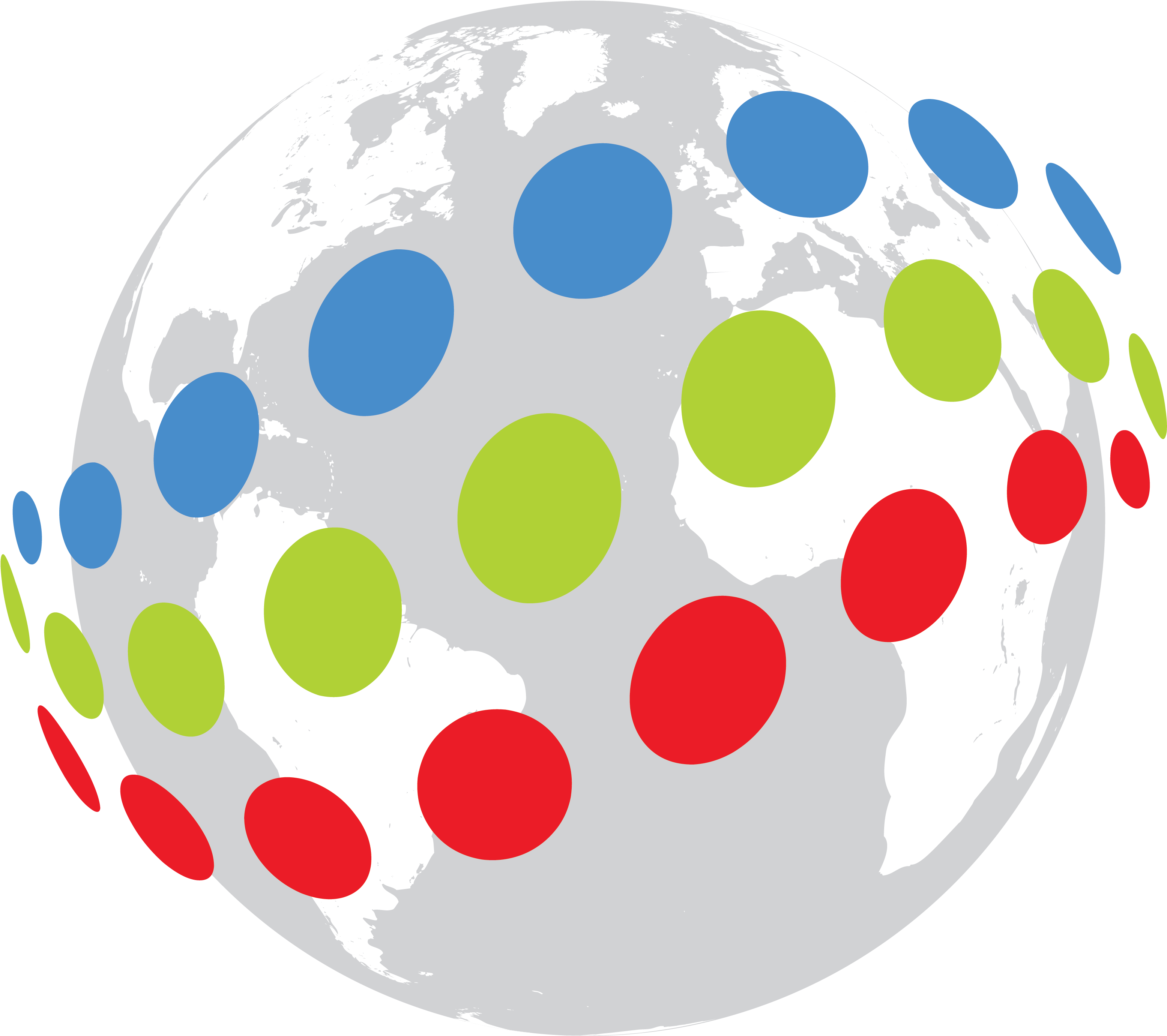 Latam Innovation - Red World (3334x3334), Png Download