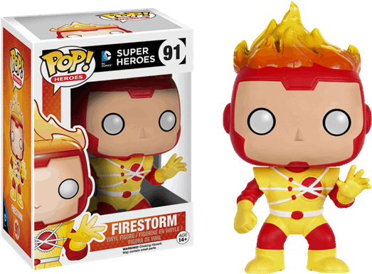 Firestorm Pop Vinyl Figure - Dc Comics Pop Figures (600x600), Png Download