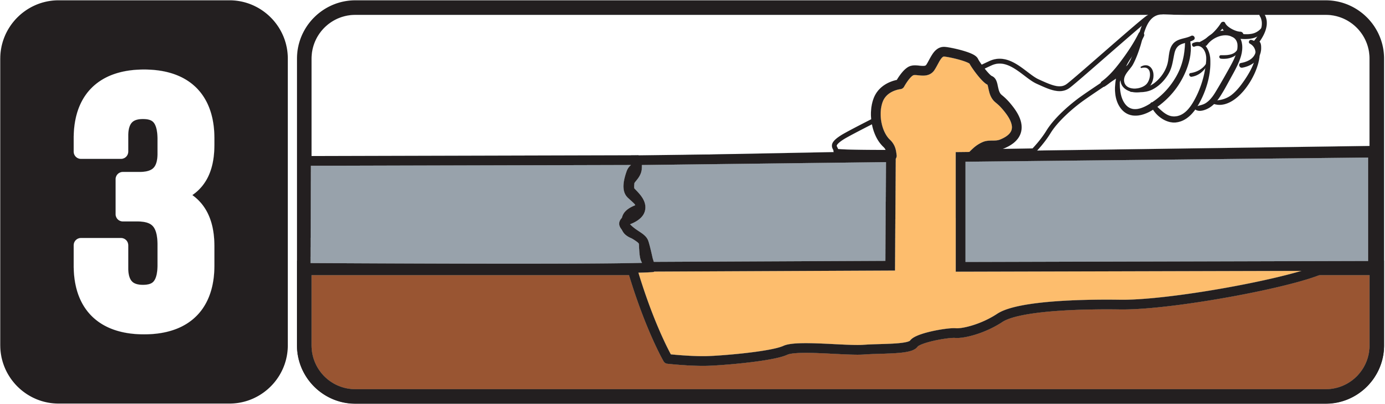 Floor Clipart Concrete Slab (2724x795), Png Download