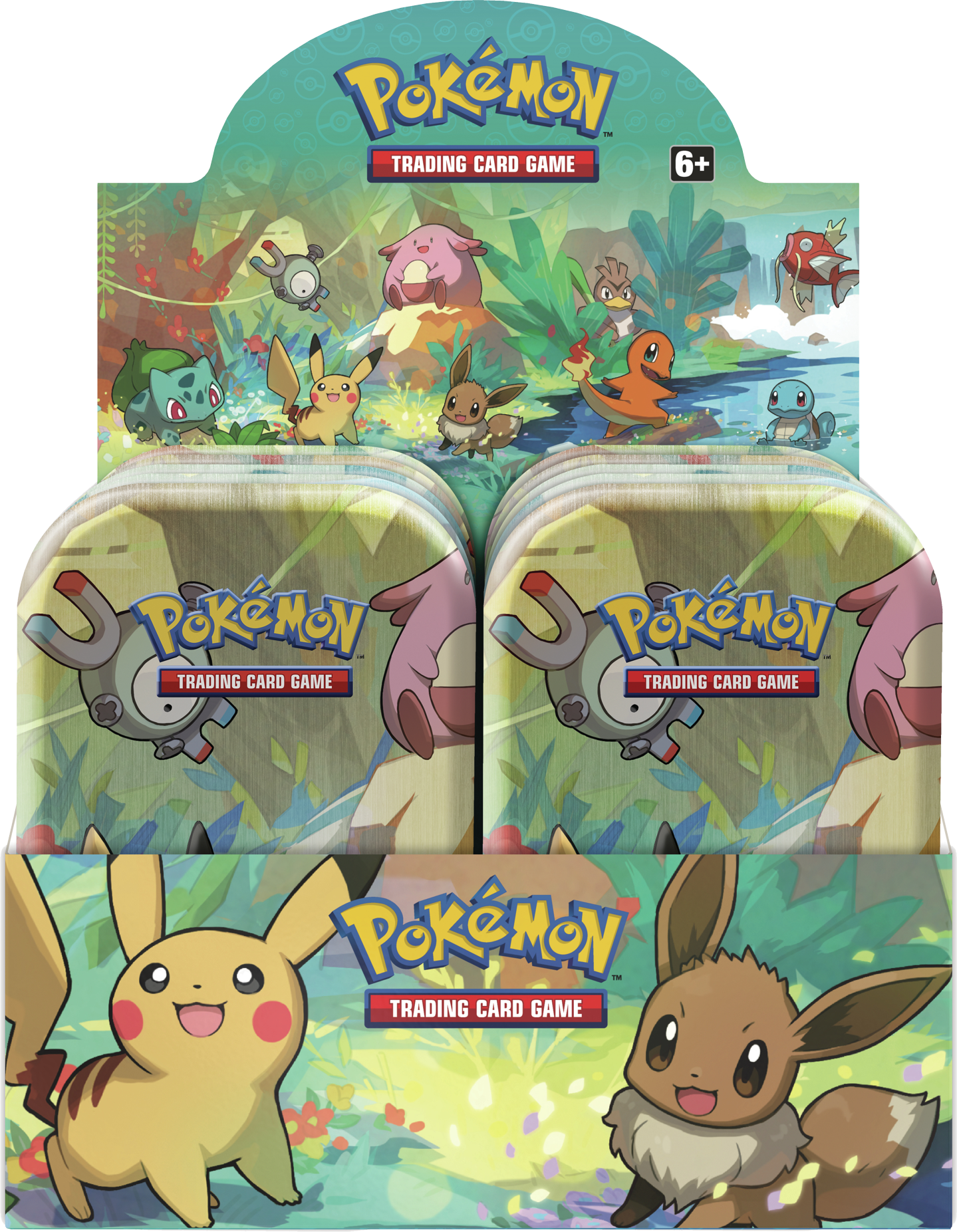 Pokemon Kanto Friends Mini Tin - Pokémon Tcg Kanto Friends Mini Tin (1439x1853), Png Download