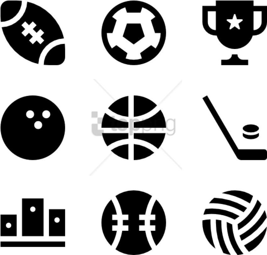 Free Png Sports 30 Icons - Emblem (850x812), Png Download