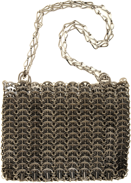 Paco Rabanne Chain Link Bag - Shoulder Bag (450x750), Png Download