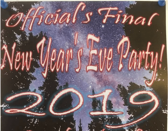 Officials Final New Years Party - Poster (863x539), Png Download