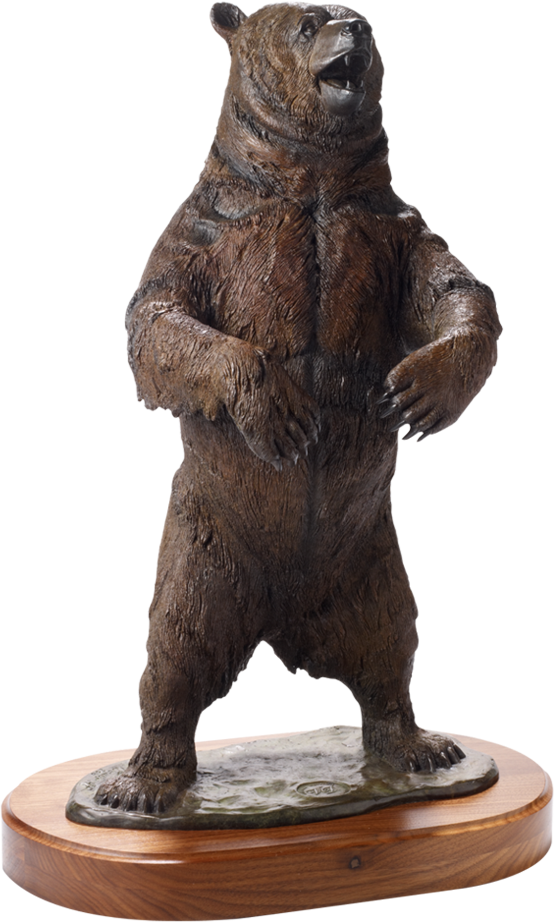 Victor Douieb - Grizzly Bear Statue (1660x1840), Png Download