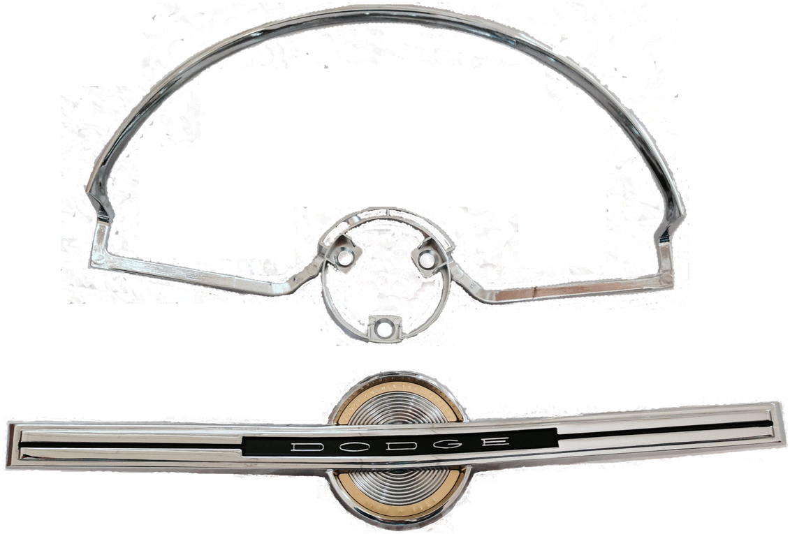 260-d64 Mopar 1964 Dodge Horn Ring Kit - Emblem (1280x960), Png Download