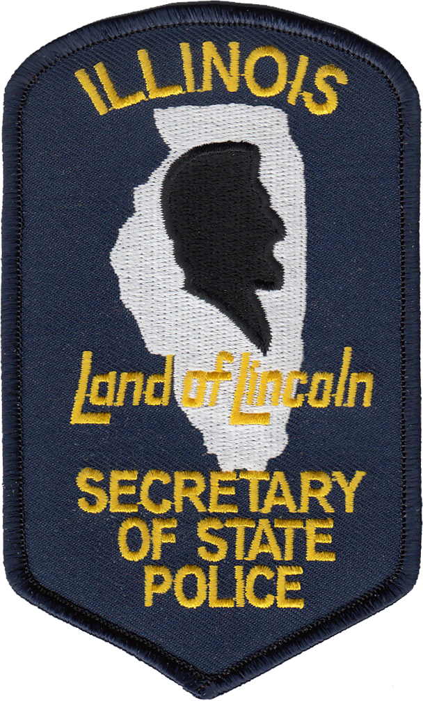 Illinois Secretary Of State Police Shoulder Patch - Illinois Secretary Of State Police Patch (608x1007), Png Download