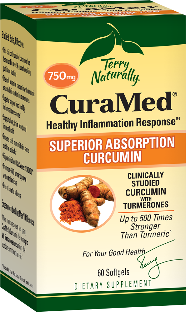 Curamed 750mg 60ct Carton - Terry Naturally Curamed (800x1000), Png Download