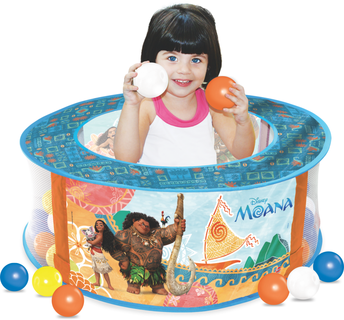 Piscina De Bolinhas Moana Um Mar - Piscina De Bolinha Moana (1200x1116), Png Download