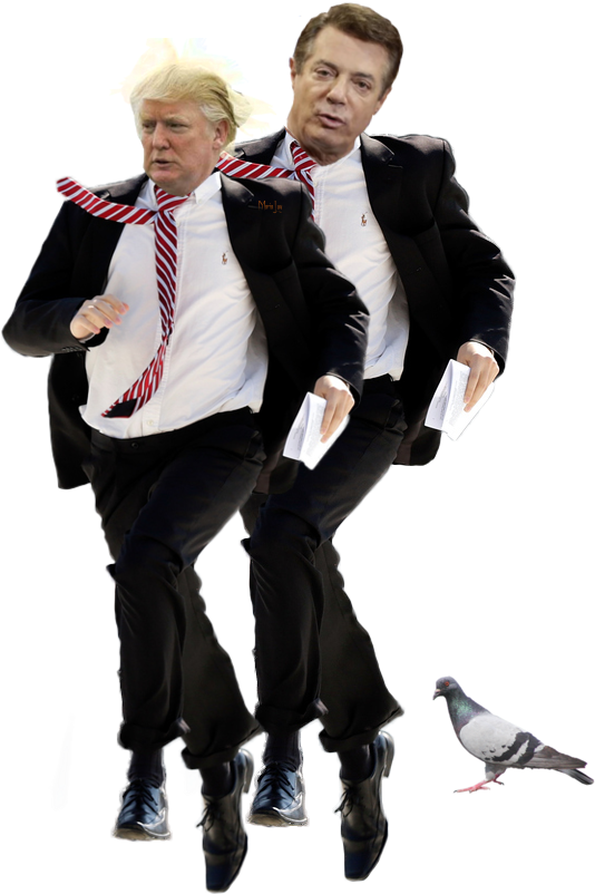 [ Img] - Running Trump Png (625x813), Png Download