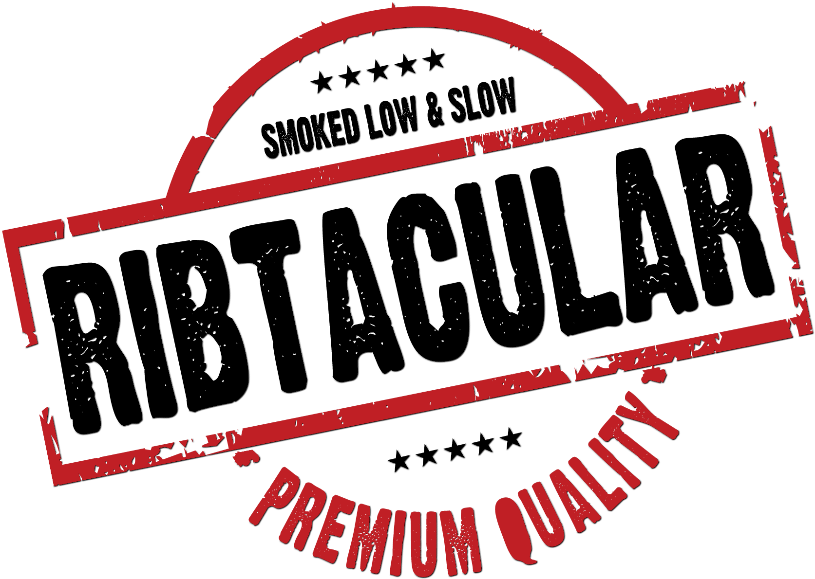 Ribtacular Stamp Red Sm (1891x1614), Png Download