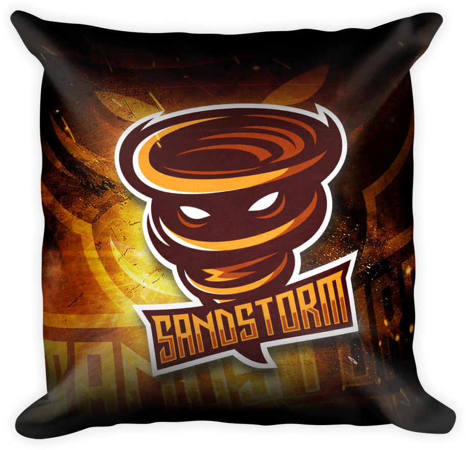 Sandstorm Tornado 18"x18" Square Pillow - Sandstorm Cr (1000x1000), Png Download
