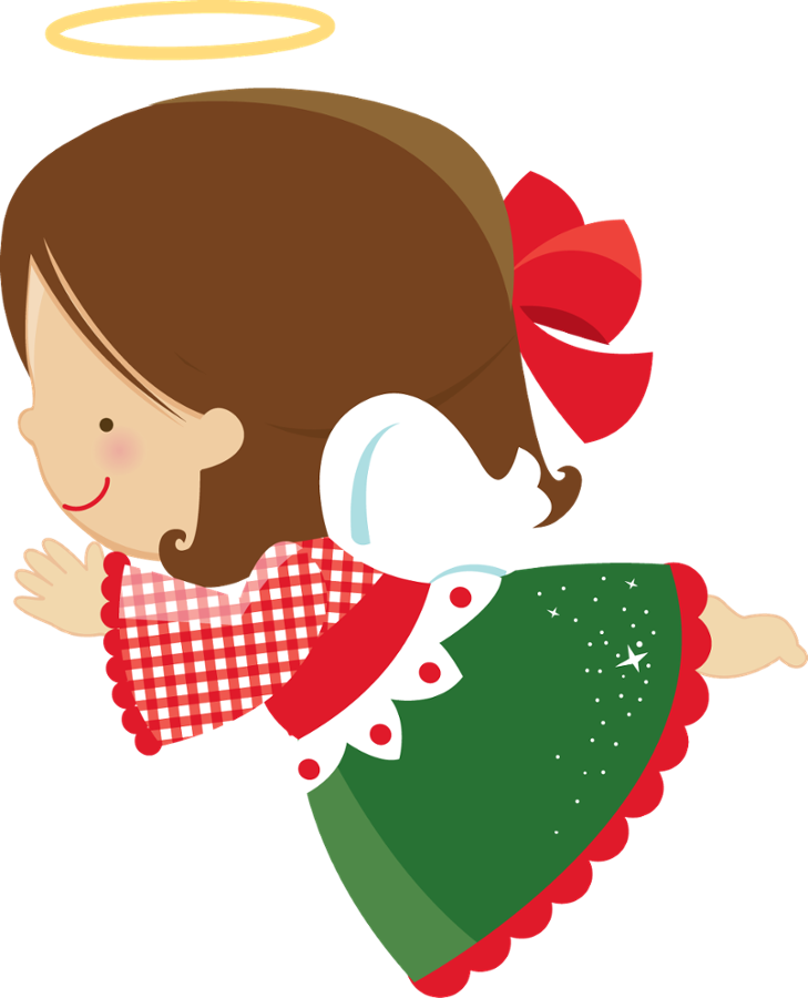 Ckren Uploaded This Image To 'navidad/angeles Navidenos' - Anjinhos De Natal Png (729x900), Png Download