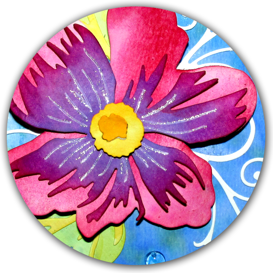 I Did Use A Very Cheap White Cardstock For Cutting - Floral Design (888x888), Png Download