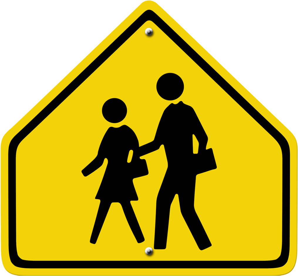 📌✐🍎Ꭶcɧơơℓ🍎✐📌 School Zone Sign, Healthy Schools, - School Crossing Sign (1024x944), Png Download