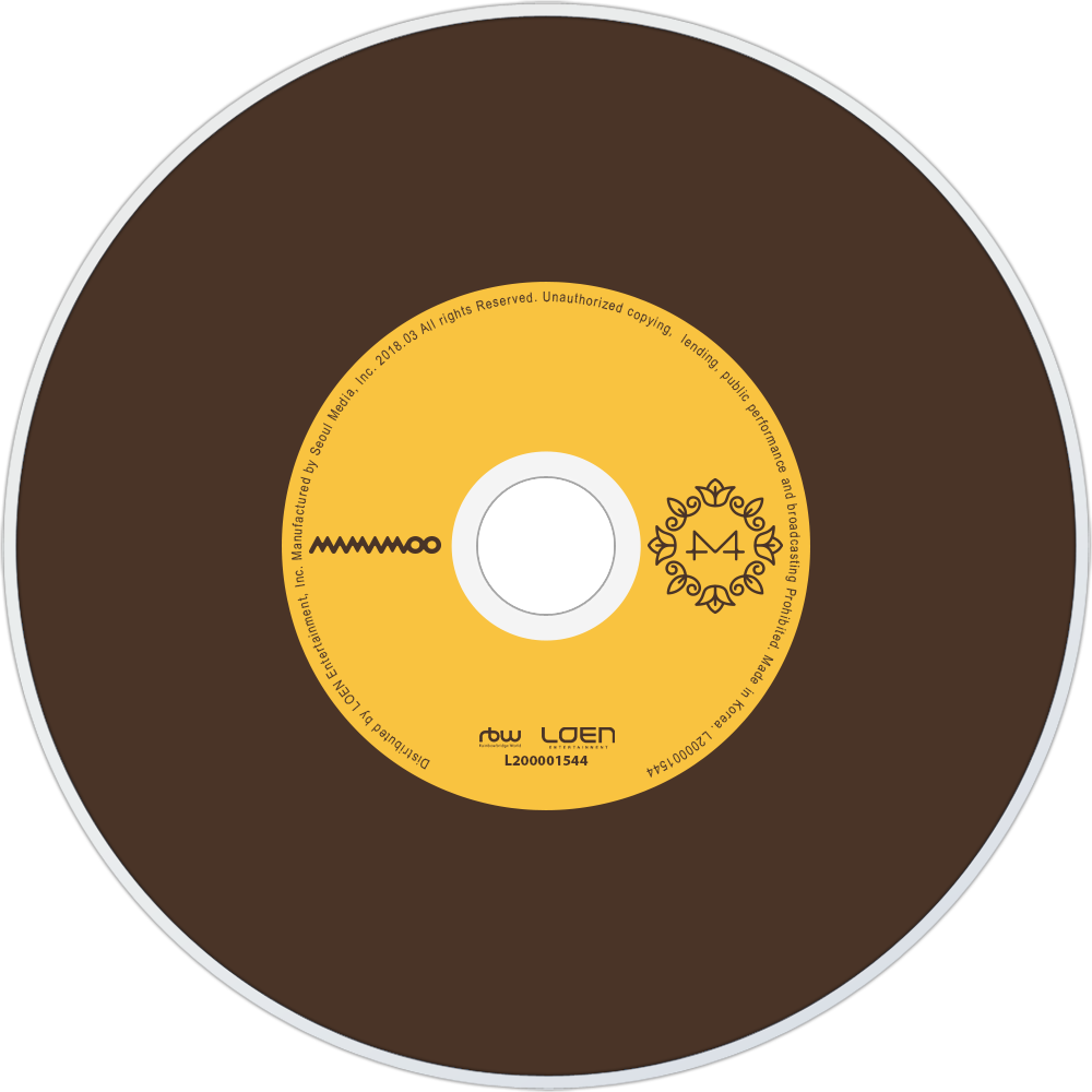 Mamamoo Yellow Flower Cd Disc Image - Circle (1000x1000), Png Download