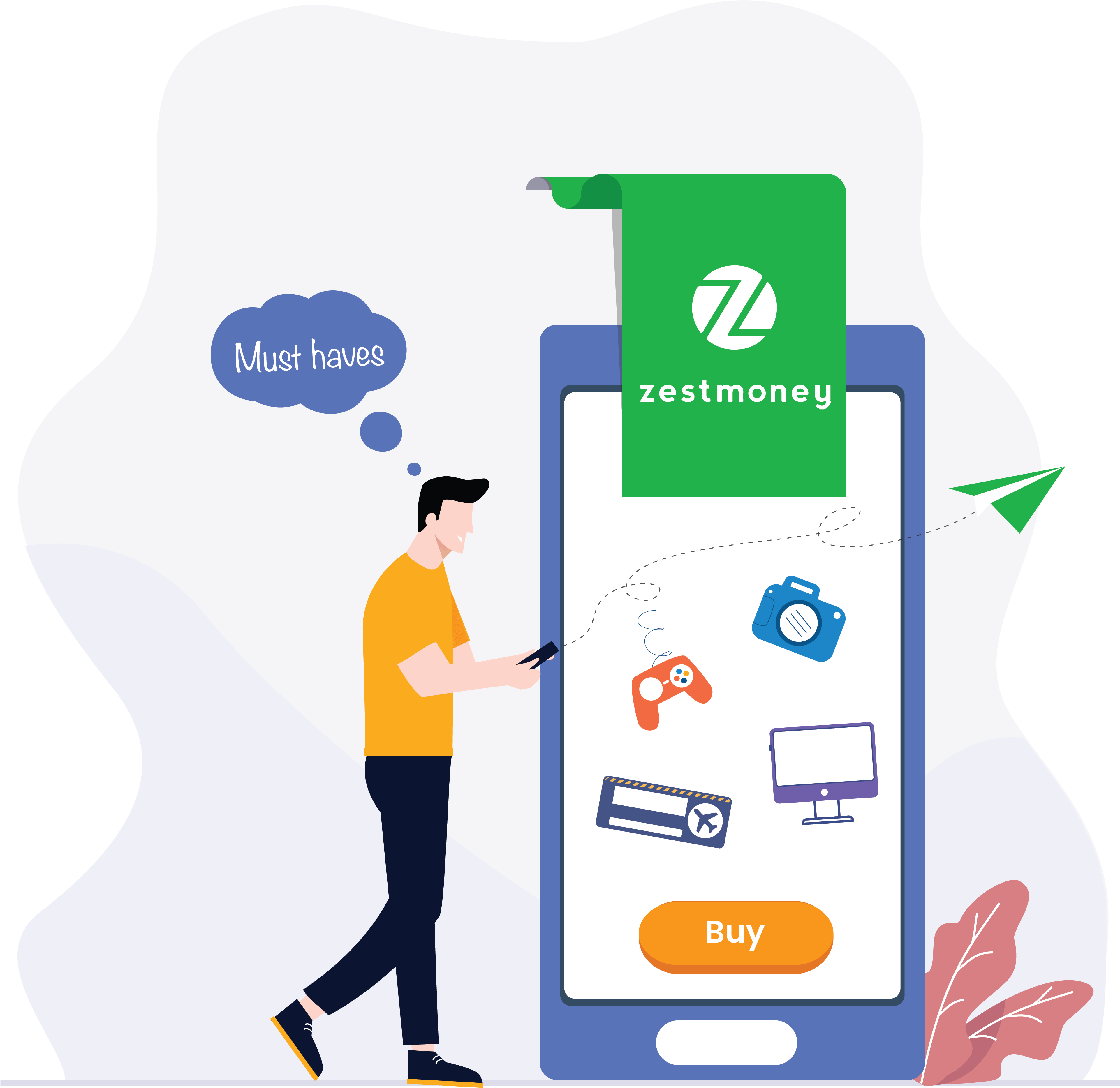 The Must-have Fintech Platform For All Businesses - Zestmoney (4062x3837), Png Download
