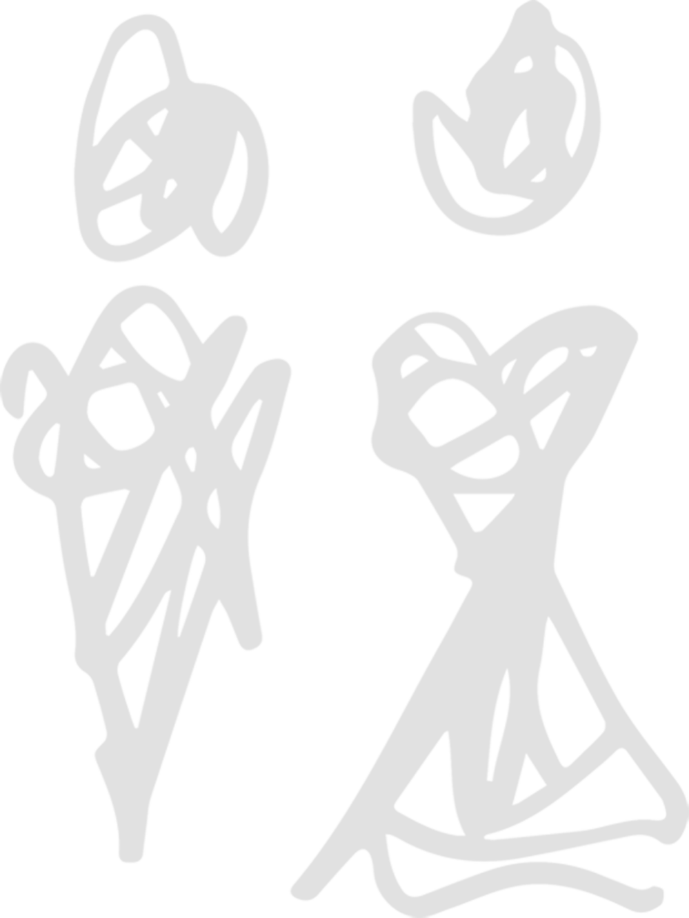 Shadow Puppets - Monochrome (999x1331), Png Download