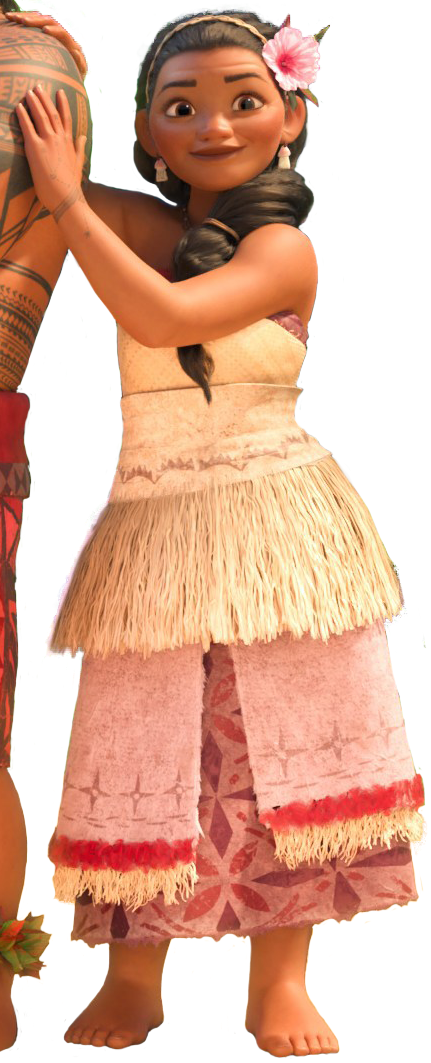 Sina Waialiki Is A Supporting Character In The 2016 - Moana Parents (431x1063), Png Download