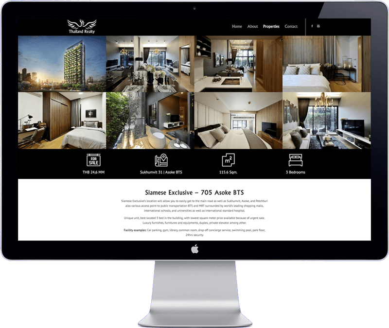 Thai Realty Group - Computer Monitor (800x675), Png Download