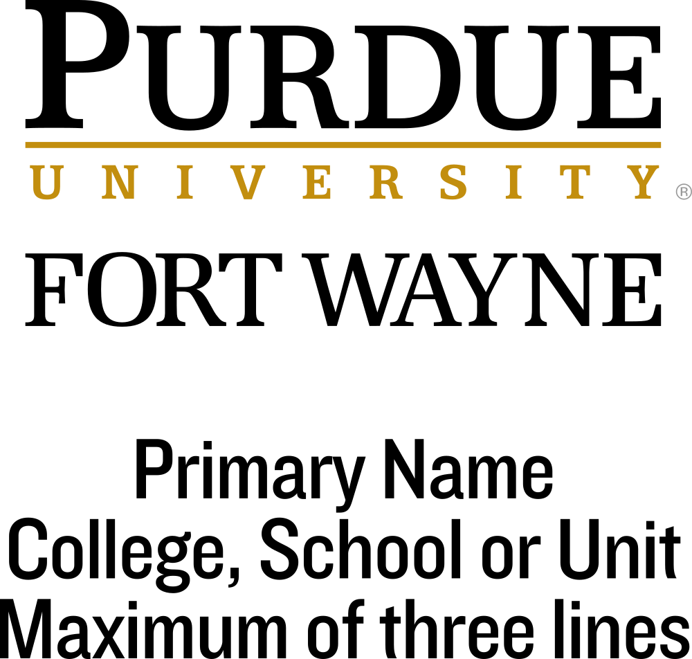 Purdue Fort Wayne Co-brand Logo Sample - Purdue University (1000x952), Png Download