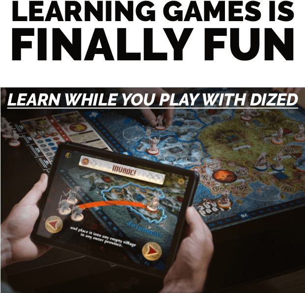 Dized Board Game App Up On Indiegogo - Drawing (620x650), Png Download