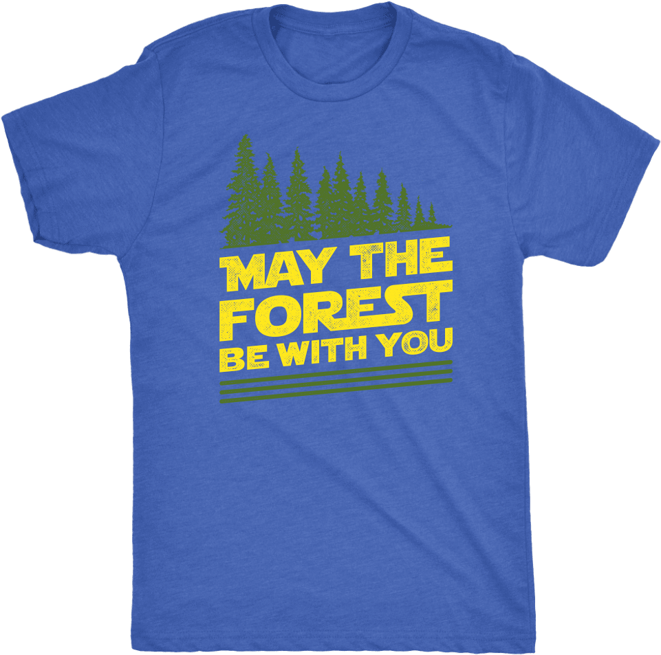 Color Splash May The Forest Be With You Shirt - Active Shirt (1024x1024), Png Download