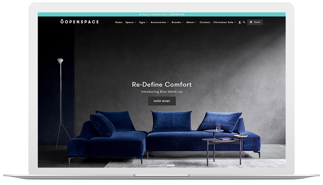 Oopenspace-home - Couch (1250x715), Png Download