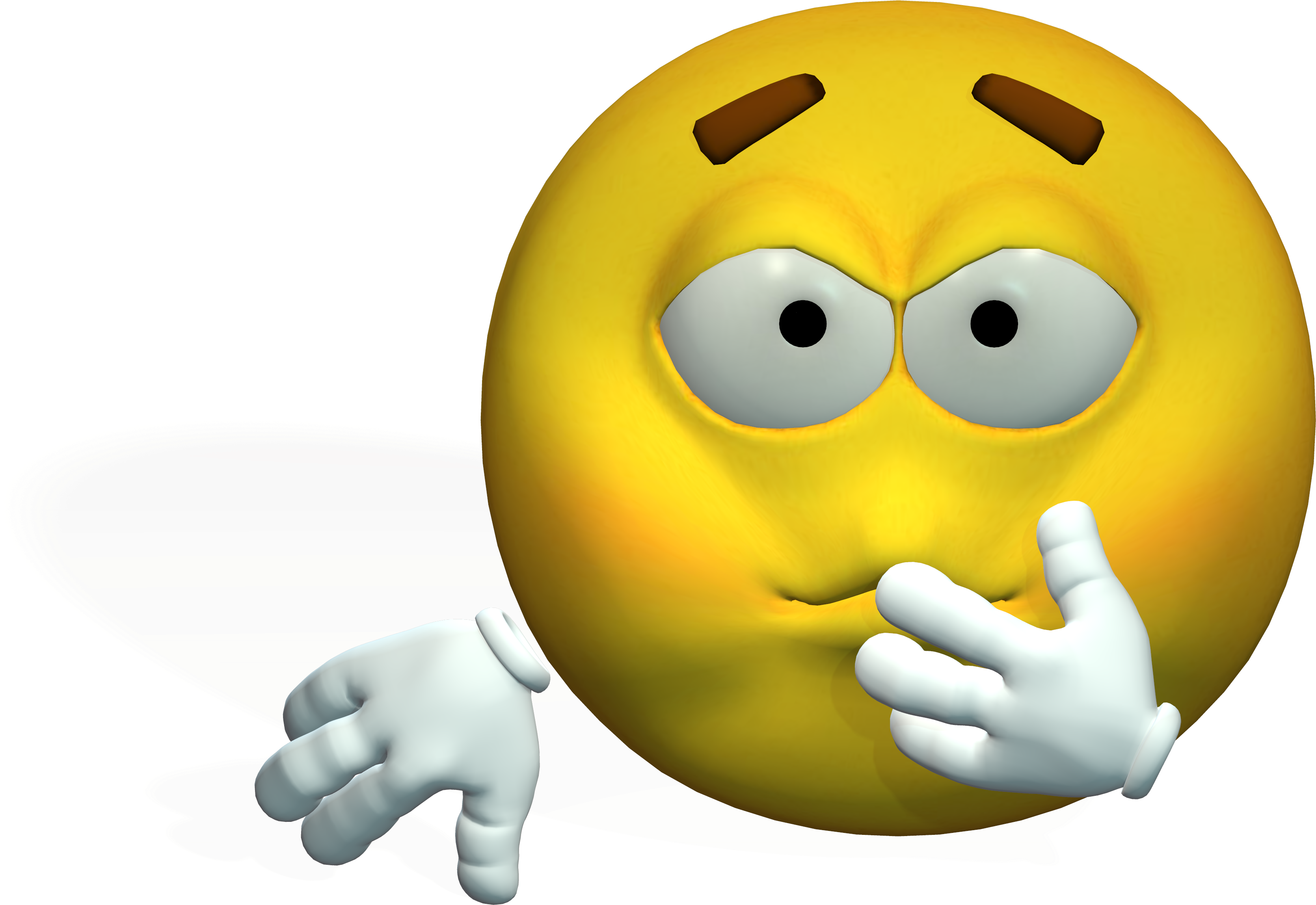 Emotiguy Sad Thoughtful Face 1654864 - O Sam É Brabo (6000x4000), Png Download