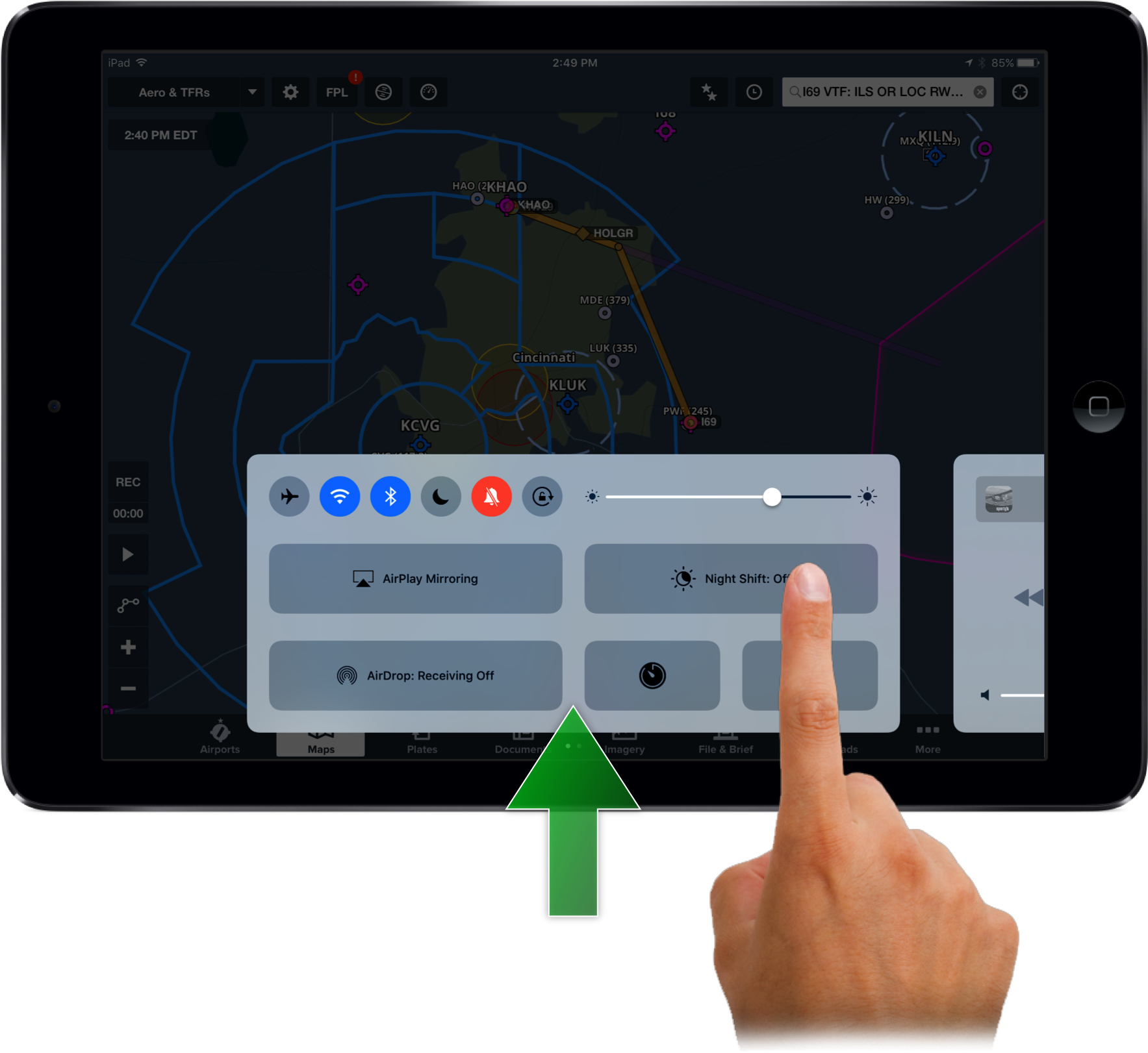 Cycle The Ipad Power - Ipad Screen Brightness (1787x1663), Png Download