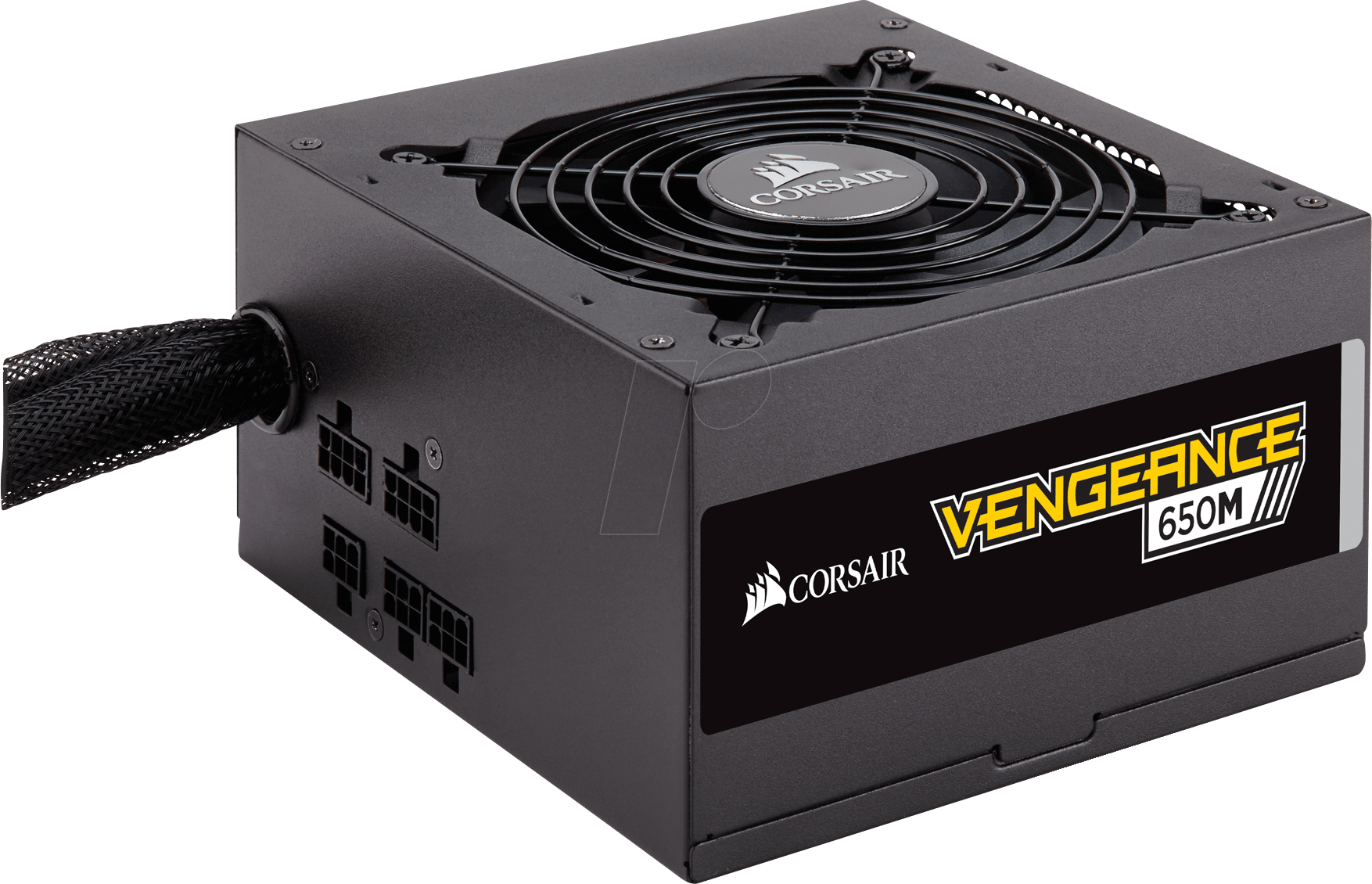 Corsair Vengeance 650m 650w Atx - 650 Power Supply (1754x1130), Png Download