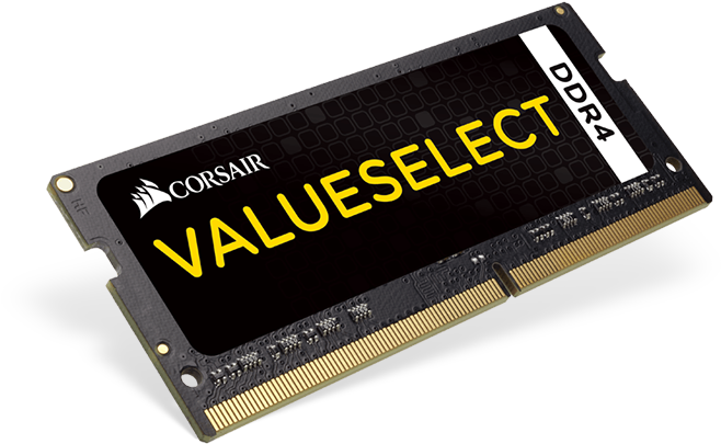 Corsair Value Select 16gb Ddr4 Dram Sodimm 2133mhz - Solid-state Drive (700x460), Png Download