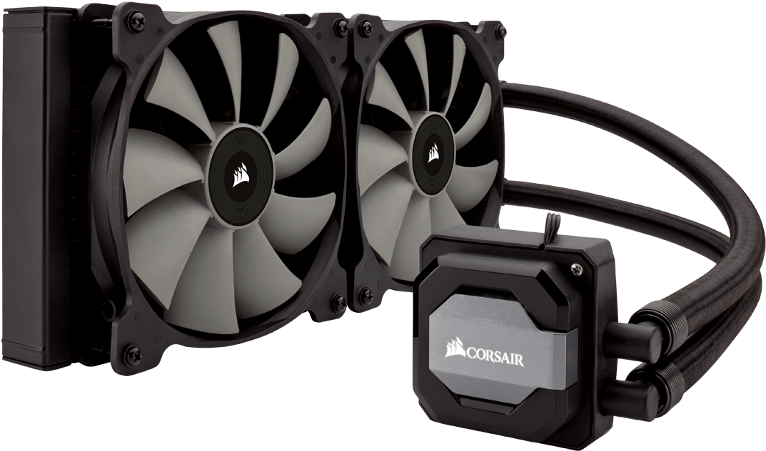 Corsair Hydro Series H110i 280mm Extreme Performance - Corsair Hydro Series H110i Extreme Performance Liquid (1200x745), Png Download