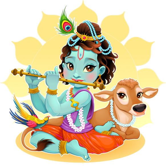 Krishna Cow (600x600), Png Download