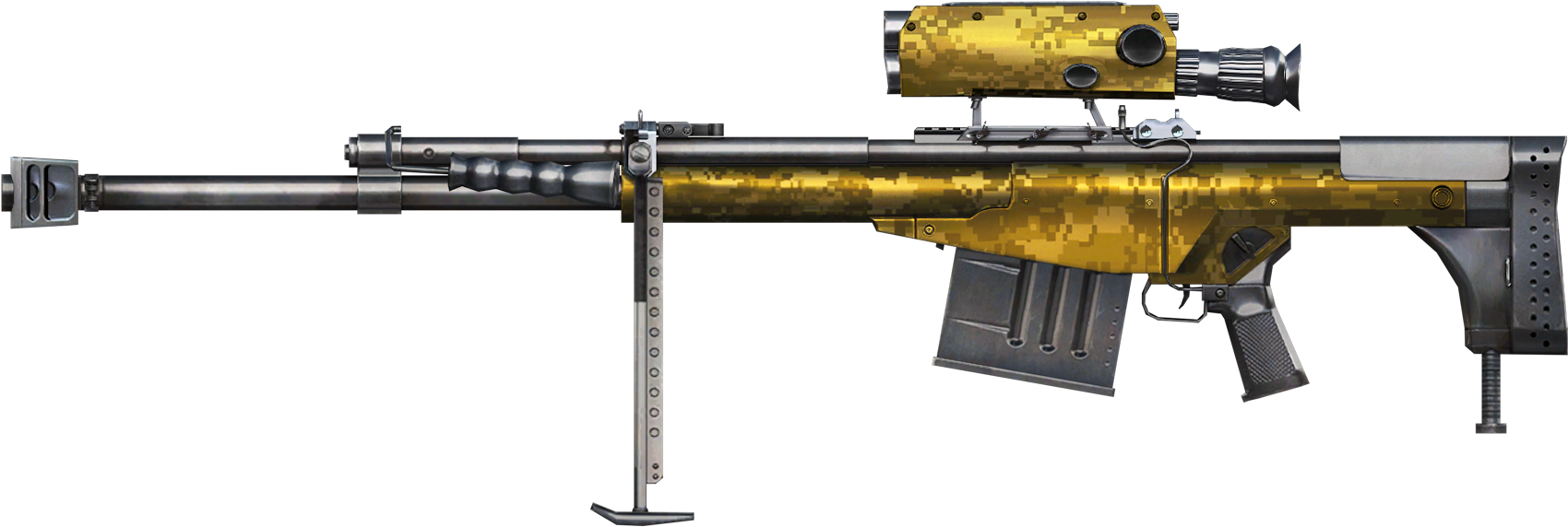 Gun Clipart Gatling Gun - Sniper Rifle (1920x1080), Png Download