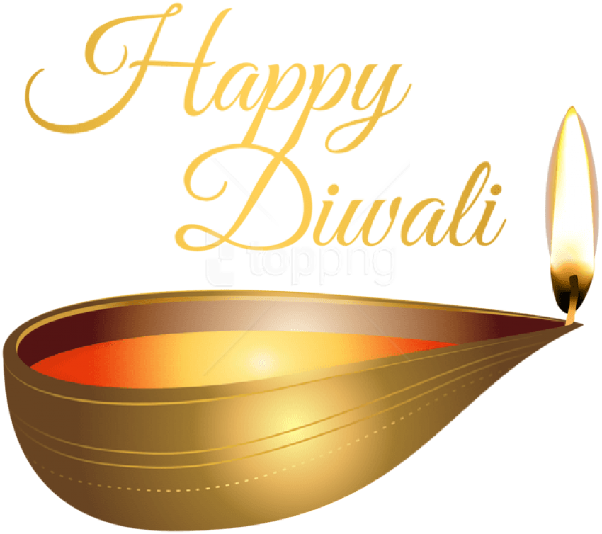 Free Png Download Happy Diwali Decoration Clipart Png - Happy Diwali Text Png (850x754), Png Download