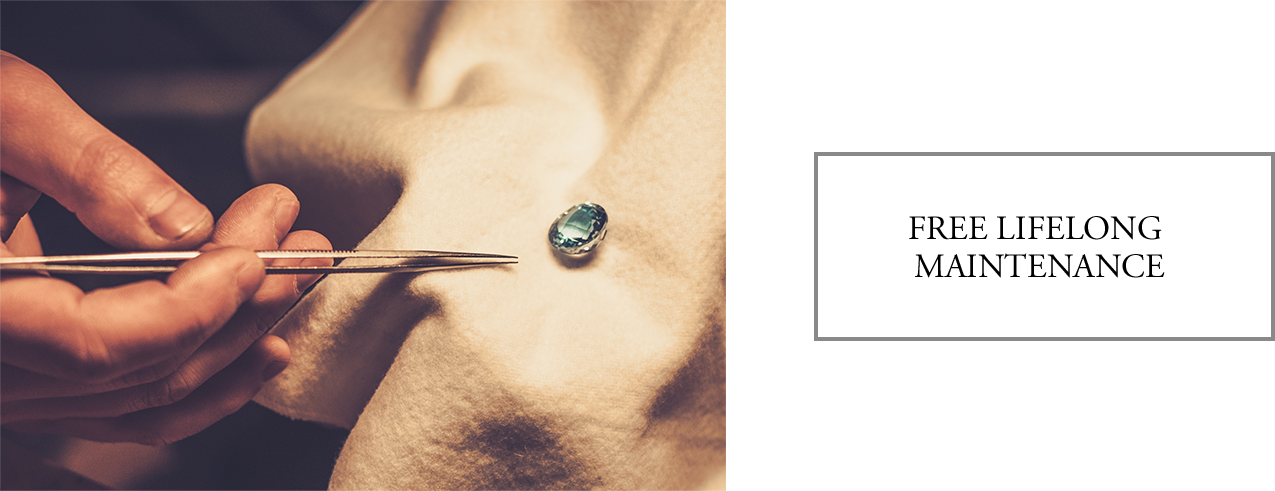 Free Life Long Maintanance - Engagement Ring (1275x491), Png Download