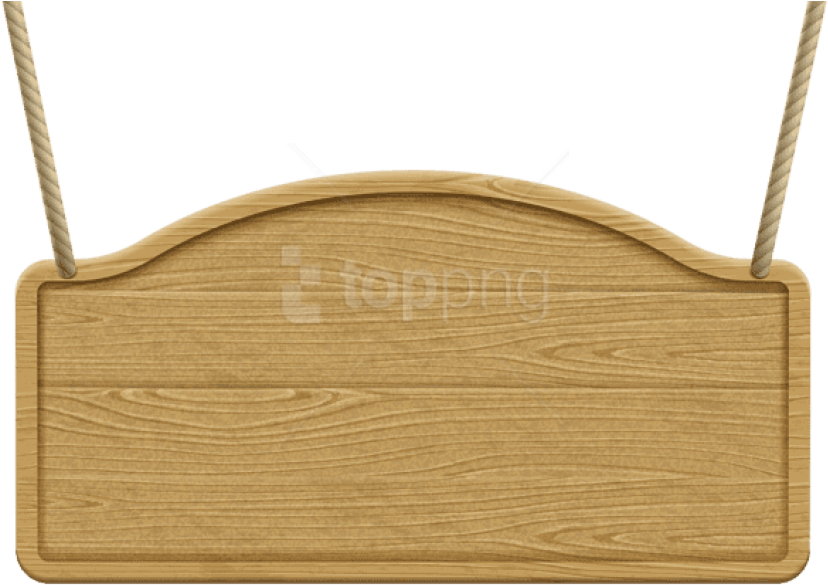 Free Png Download Wooden Signboard Transparent Clipart - Wood Hanging Signage Clipart (850x593), Png Download