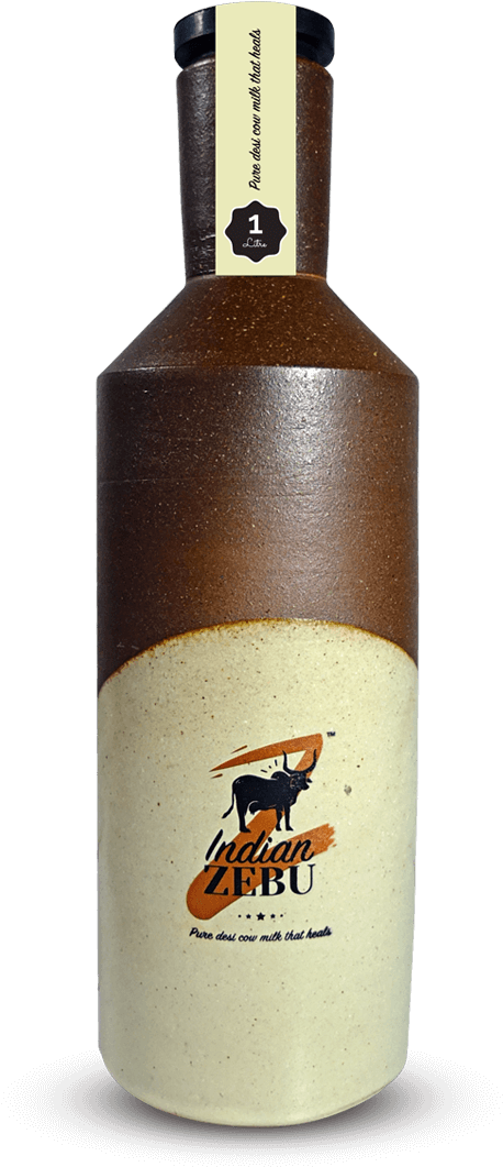 Pure Desi Cow Milk That Heals - Beer Bottle (513x1083), Png Download