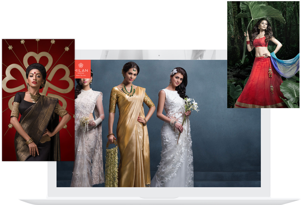 Milan Teamed Up With Ewoke For Their Website Redesigning - Formal Wear (1067x743), Png Download