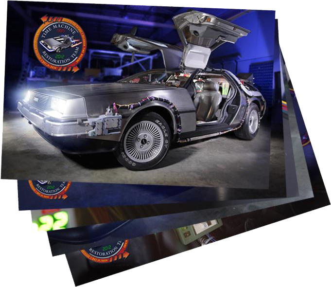 Click Here For Full Vin Details And More Photos - Delorean Back To The Future Movie (681x590), Png Download