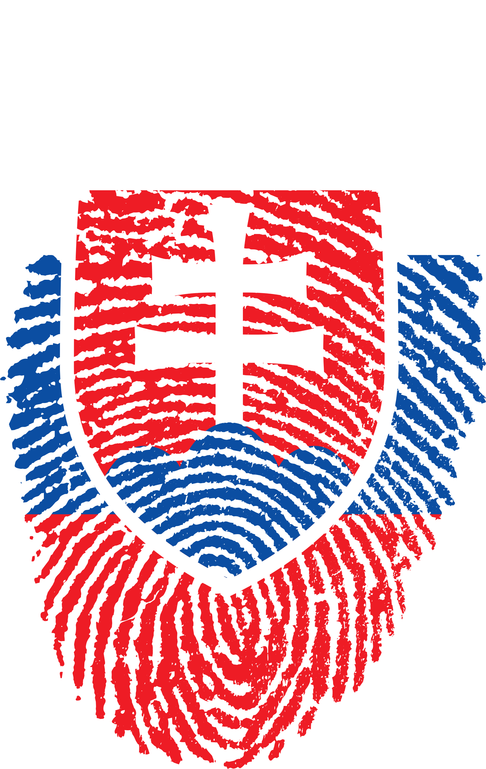 Slovakia Flag Fingerprint Country 654784 - Caribbean Flag Fingerprint (1573x2488), Png Download