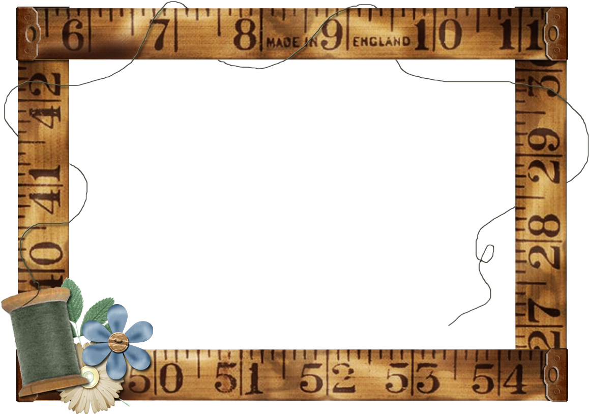 Scrapbooking Tammytags Tt Designer Granny Enchanted - Marcos De Costura Png (1172x852), Png Download