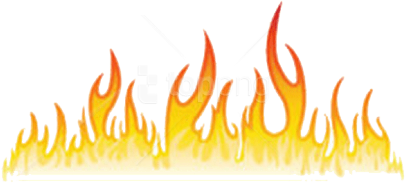 Free Png Download Fire Flames Png Images Background - Flames Transparent (850x388), Png Download