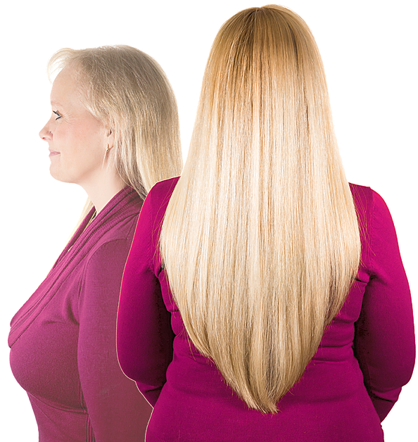 The Extensionist Can Help Any Woman Of Any Age Or Hair - Blond (600x628), Png Download