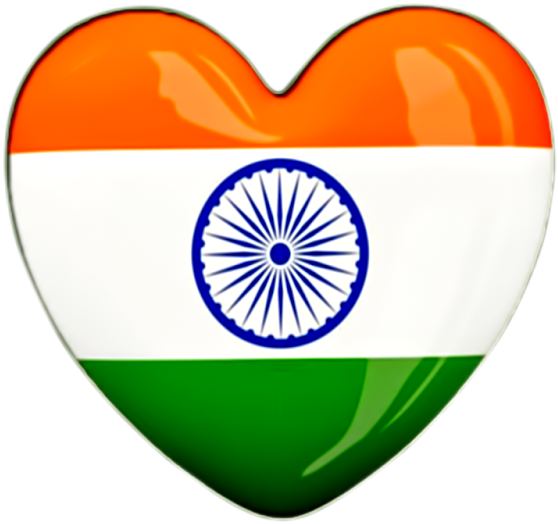 India Flag With Love Shape Hd Wallpapers Images - Indian Flag Wallpaper High Resolution Hd (1600x1000), Png Download